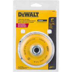 DeWalt Carbon Knot Cup Brush 4", 1.0 CT - Hommazava
