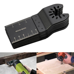 TSV 10 PCS Mixed Oscillating Saw Blade Oscillating Tool Blades Quick Decker Bosch Dewalt Dremel Ridgid Ryobi Craftsman Chicago MultiTool Accessories - Hommazava